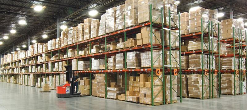 Industrial pallet racking warehouse in St. Louis Missouri